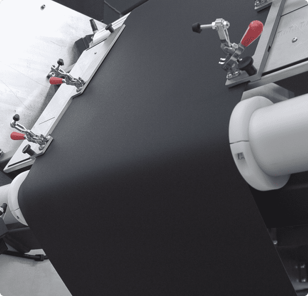 Application sur substrats PVC et tissus